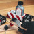 A lifestyle image of Angelus Leather Dye, Jet Black.