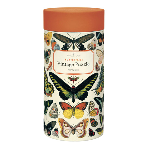 An image of a Cavallini Butterflies 1000-Piece Puzzle.