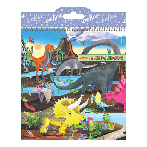 An image of an EeBoo Dinosaur Sketchbook.
