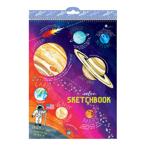 An image of an EeBoo Solar System Sketchbook.
