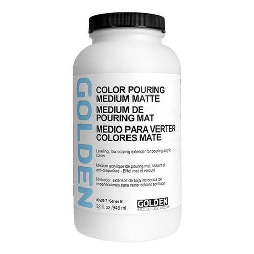 An image of Golden Matte Color Pouring Medium.