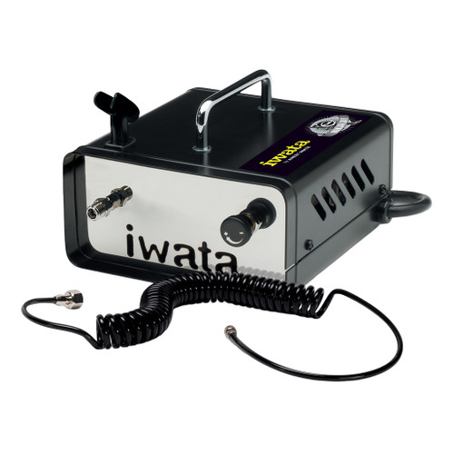 An image of an Iwata IS35 Ninja Jet Airbrush Compressor.