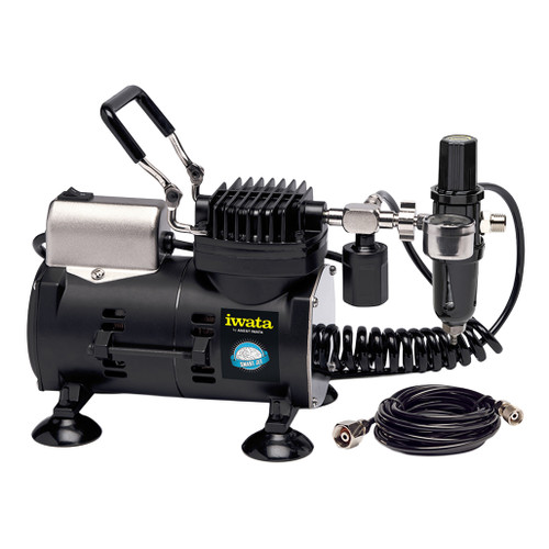 An image of an Iwata IS850 Smart Jet Airbrush Compressor.