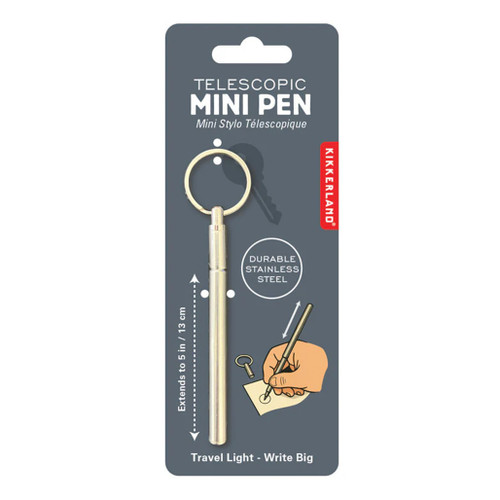 An image of a Kikkerland Telescopic Mini Pen.
