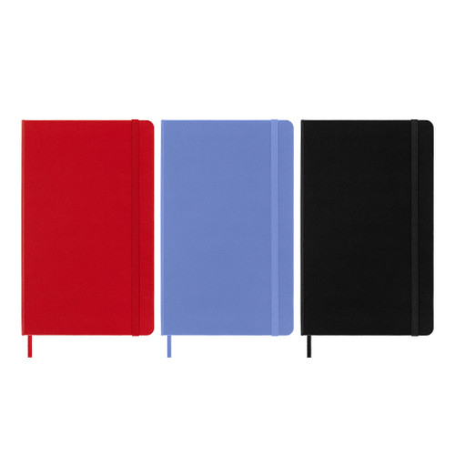 An image of Moleskine Large Classic Notebooks.