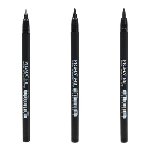 An image of Sakura Pigma Professional Brush Pens.