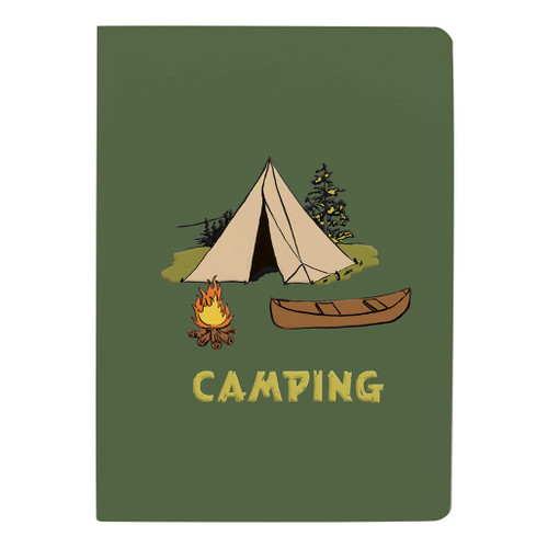 An image of an Unemployed Philosopher's Guild Camping Pocket Notebook.