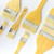 A lifestyle image of Yasutomo Flat Wash Hake Brushes.